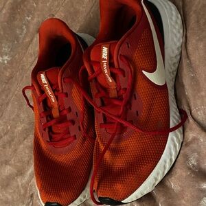 Nike Red Athletic Shoes